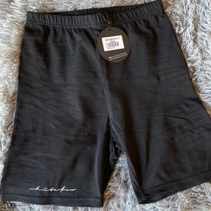 White Fox Biker Shorts